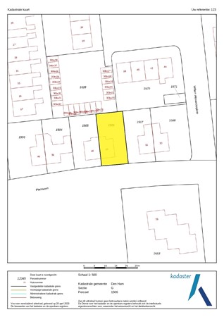 Plattegrond - Plantsoen 34, 7681 XP Vroomshoop - Kadastrale kaart - Den Ham G 1506_page-0001.jpg